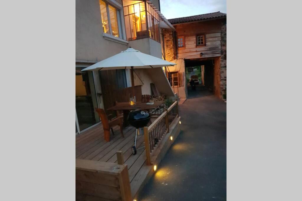 L'Idyllique - Studio Prive Sous Maison Saint-Didier-sur-Beaujeu Eksteriør billede