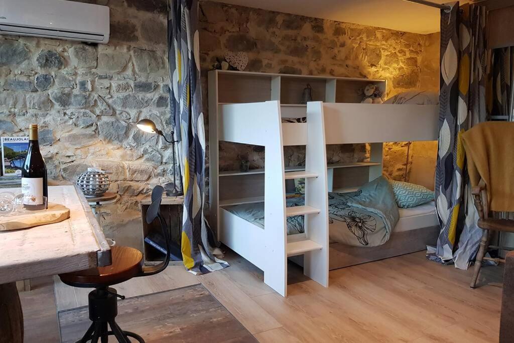 L'Idyllique - Studio Prive Sous Maison Saint-Didier-sur-Beaujeu Eksteriør billede