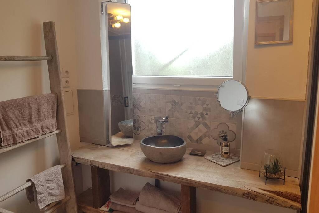 L'Idyllique - Studio Prive Sous Maison Saint-Didier-sur-Beaujeu Eksteriør billede